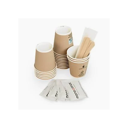 Kit 50 pz Accessori Caffè - Bicchieri Palette e Zucchero
